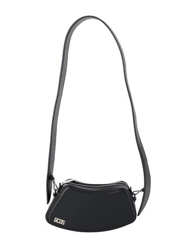 Gcds Woman Shoulder Bag Black Size - Soft Leather