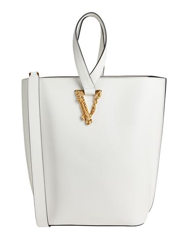 Versace Woman Handbag White Size - Calfskin