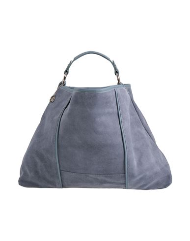 Laura Di Maggio Woman Handbag Slate Blue Size - Soft Leather