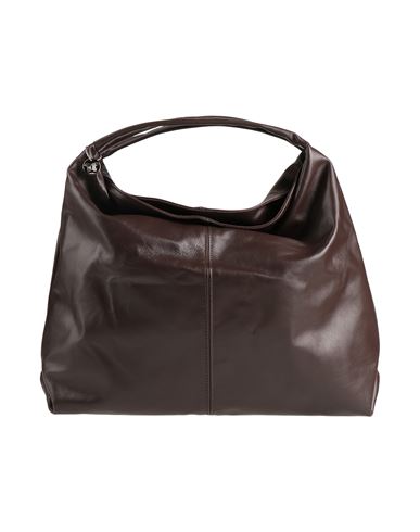 Laura Di Maggio Woman Handbag Dark Brown Size - Soft Leather