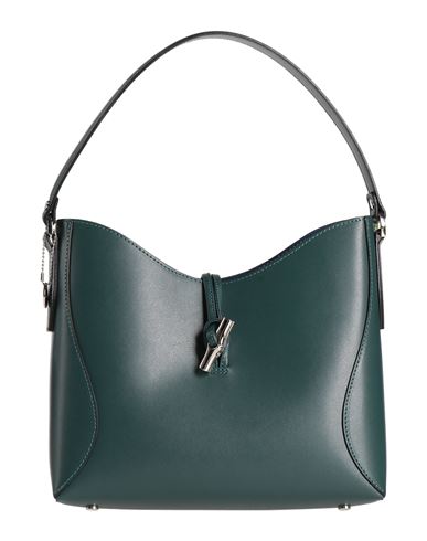 Laura Di Maggio Woman Handbag Deep Jade Size - Soft Leather In Green