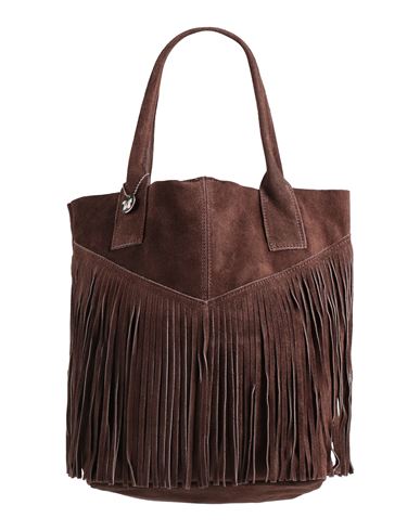 Laura Di Maggio Woman Handbag Dark Brown Size - Soft Leather