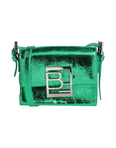 Shop By Far Woman Cross-body Bag Green Size - Soft Leather