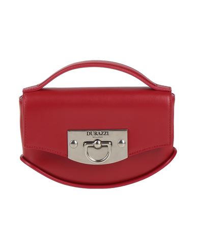Shop Durazzi Woman Handbag Red Size - Soft Leather