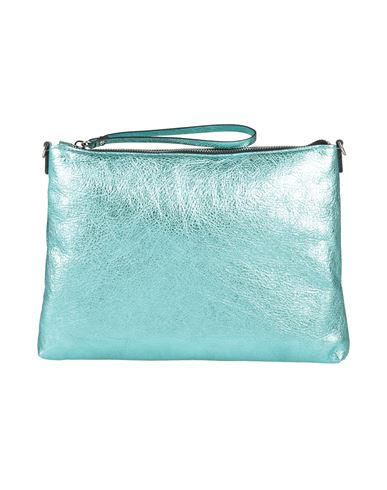 Gianni Chiarini Woman Handbag Turquoise Size - Soft Leather In Blue