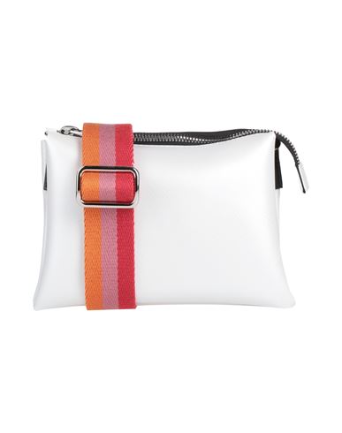 Shop Gum Design Woman Cross-body Bag White Size - Rubber