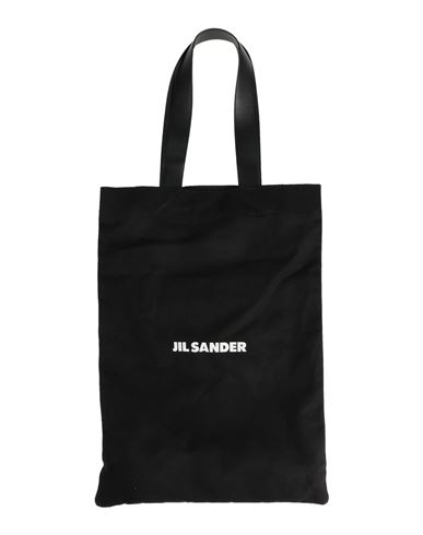 Jil Sander Woman Shoulder Bag Black Size - Soft Leather, Textile Fibers