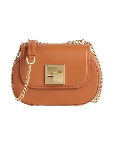 Arcadia Woman Cross-body Bag Tan Size - Soft Leather In Brown