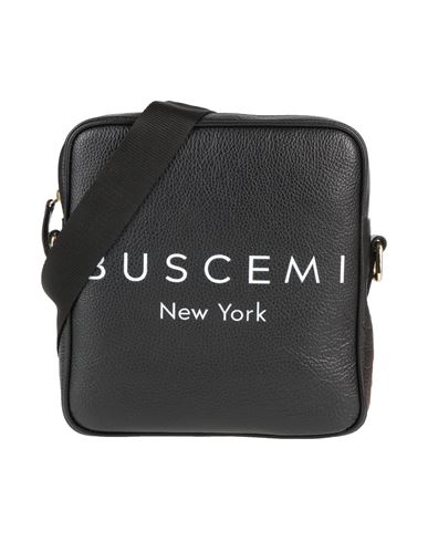 Shop Buscemi Man Cross-body Bag Black Size - Leather