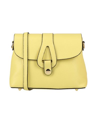 Baldinini Woman Cross-body Bag Yellow Size - Leather