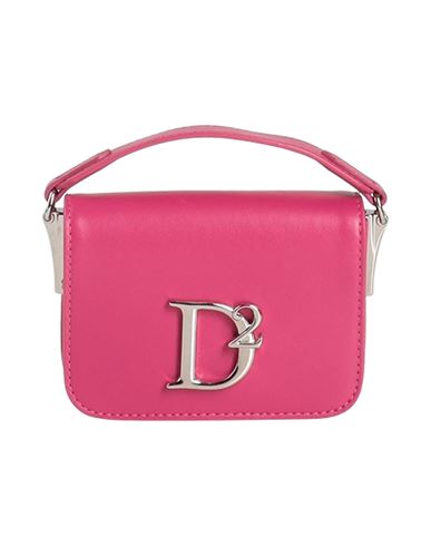 Dsquared2 Woman Handbag Magenta Size - Soft Leather