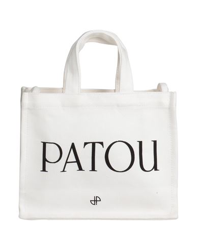 Shop Patou Woman Handbag White Size - Cotton, Polyester