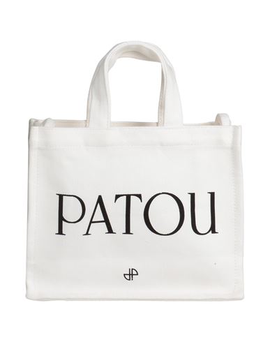 PATOU PATOU WOMAN HANDBAG WHITE SIZE - COTTON, POLYESTER 