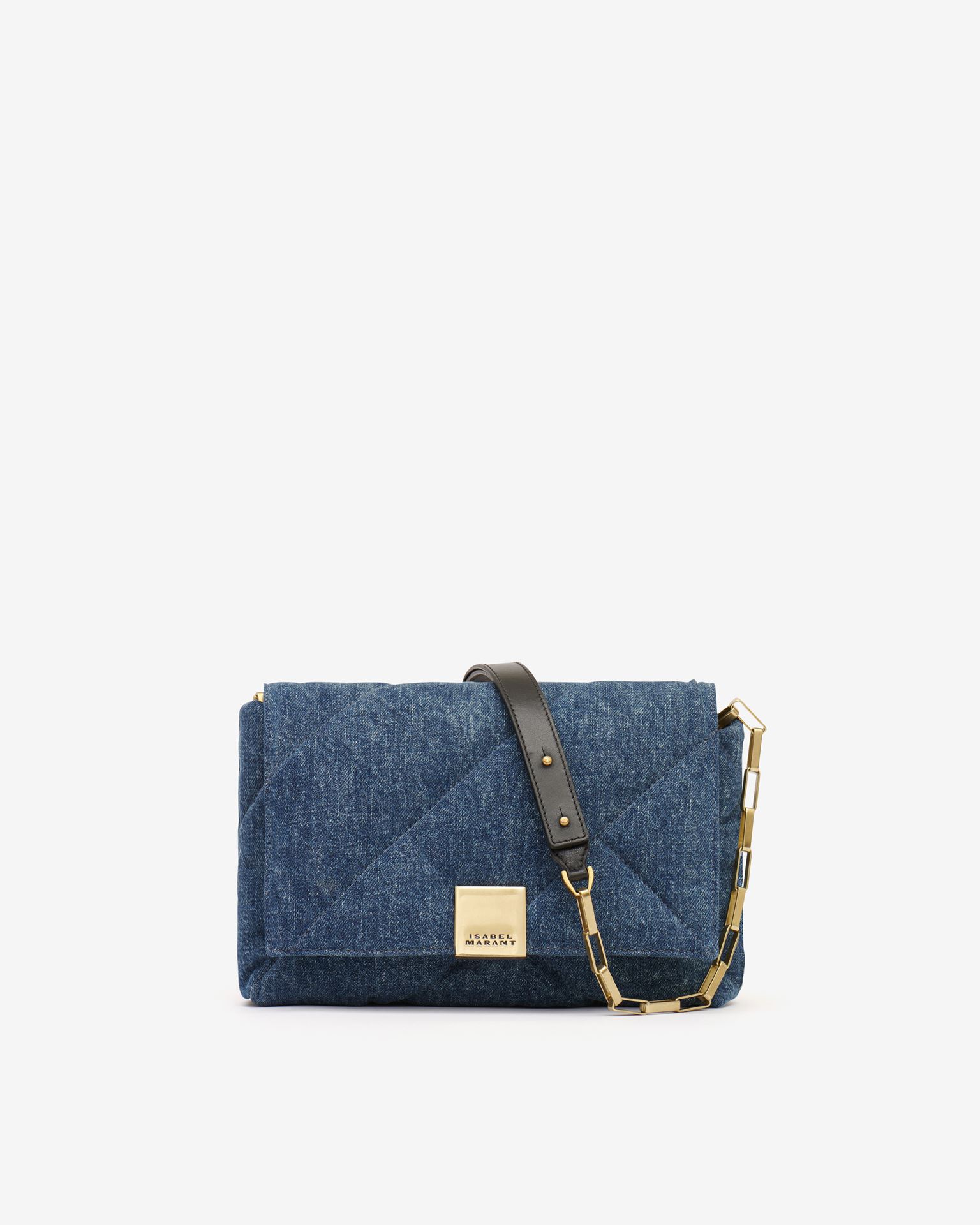 Isabel Marant, Merine Puffy Quilted Leather Bag - Women - Blue