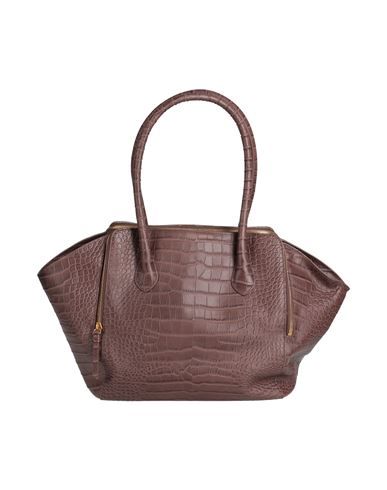 Les Visionnaires Woman Handbag Dark Brown Size - Soft Leather