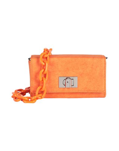 Furla Bloombag Mini Shoulder Bag Woman Shoulder Bag Orange Size - Cellulose, Latex, Water