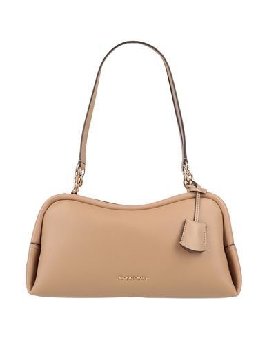 Michael Michael Kors Woman Shoulder Bag Sand Size - Soft Leather In Brown