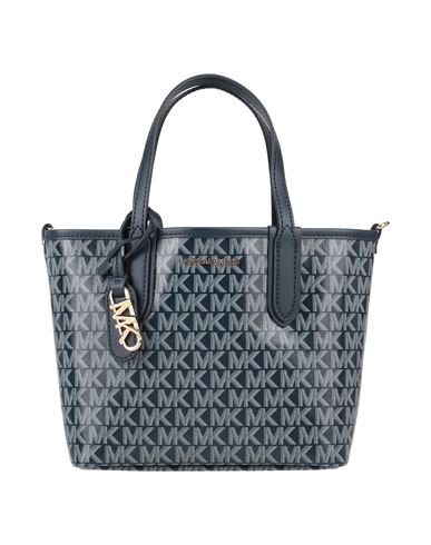 Michael Michael Kors Woman Handbag Slate Blue Size - Plastic, Textile Fibers