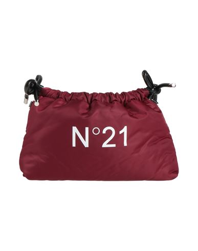 N°21 Woman Handbag Burgundy Size - Textile Fibers In Brown
