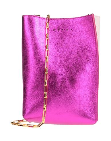 Marni Woman Cross-body Bag Fuchsia Size - Soft Leather In Pink