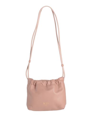 N°21 Woman Shoulder Bag Pastel Pink Size - Soft Leather In Brown