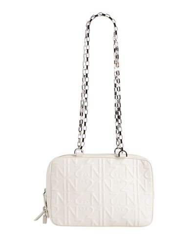N°21 Woman Shoulder Bag Off White Size - Soft Leather