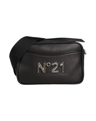 N°21 Man Cross-body Bag Black Size - Soft Leather