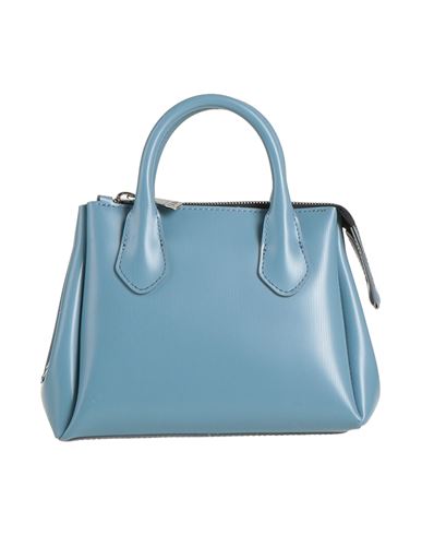 Shop Gum Design Woman Handbag Pastel Blue Size - Textile Fibers