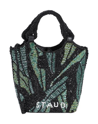 Staud Woman Handbag Black Size - Glass, Rayon, Polyurethane
