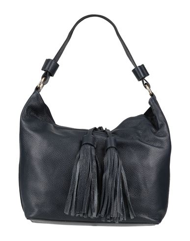 Pompei Donatella Woman Handbag Navy Blue Size - Soft Leather