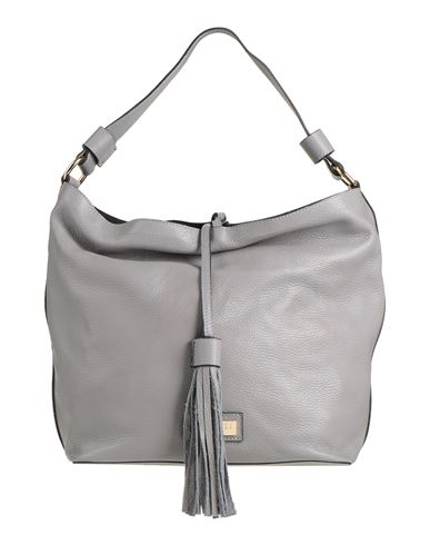Pompei Donatella Woman Handbag Grey Size - Soft Leather