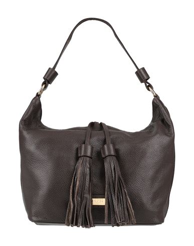 Pompei Donatella Woman Handbag Cocoa Size - Soft Leather In Brown