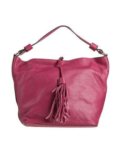 Pompei Donatella Woman Handbag Mauve Size - Soft Leather In Purple
