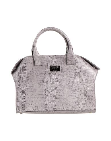 Pompei Donatella Woman Handbag Lead Size - Soft Leather In Grey