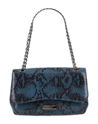 Pompei Donatella Woman Handbag Slate Blue Size - Soft Leather