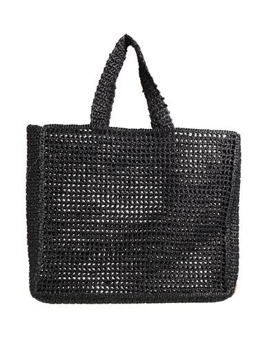 Chica Woman Handbag Black Size - Natural Raffia