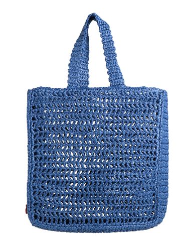 Chica Woman Handbag Blue Size - Natural Raffia