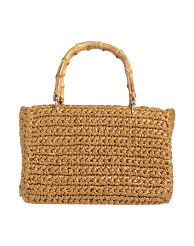 Chica Woman Handbag Camel Size - Viscose, Cotton, Bamboo In Beige