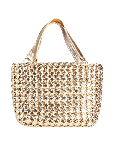 Themoirè Woman Handbag Gold Size - Textile Fibers In Gold