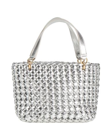 Themoirè Woman Handbag Silver Size - Textile Fibers