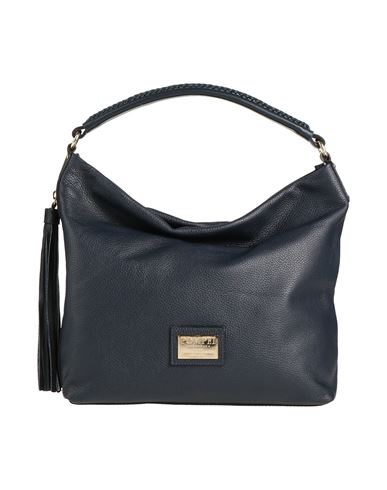Pompei Donatella Woman Handbag Midnight Blue Size - Calfskin