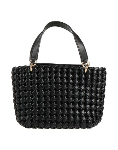 Themoirè Woman Handbag Black Size - Polyurethane, Pet (polyethylene Terephthalate) In Black