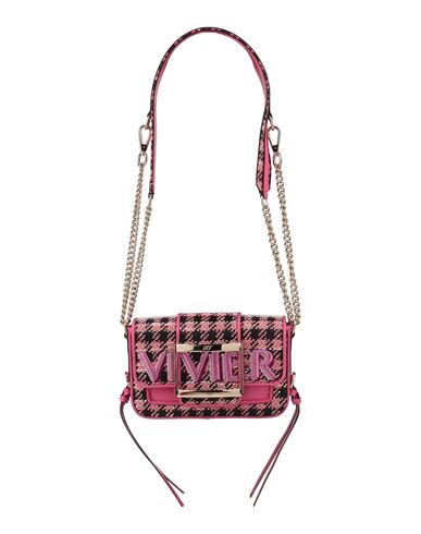 Roger Vivier Woman Shoulder Bag Pink Size - Textile Fibers In Pink