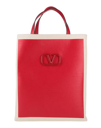 Valentino Garavani Woman Handbag Red Size - Textile Fibers, Soft Leather