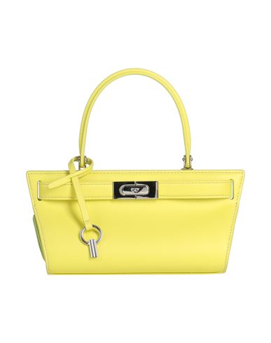 Tory Burch Woman Handbag Light Yellow Size - Soft Leather