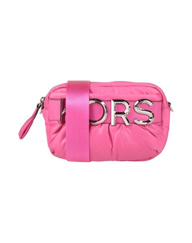 Michael Michael Kors Woman Cross-body Bag Fuchsia Size - Textile Fibers, Soft Leather In Pink