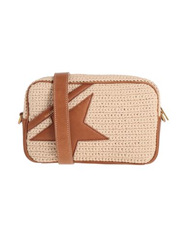 Golden Goose Bag In Knit And Leather In Beige