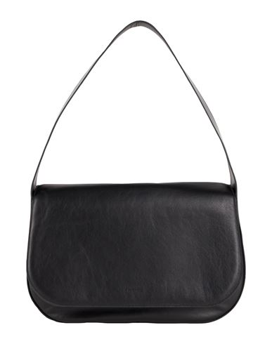 Shop Peter Do Woman Shoulder Bag Black Size - Leather