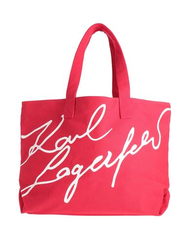 Karl Lagerfeld Woman Handbag Red Size - Recycled Cotton, Cotton