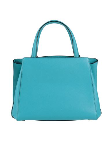Valextra Woman Handbag Turquoise Size - Leather